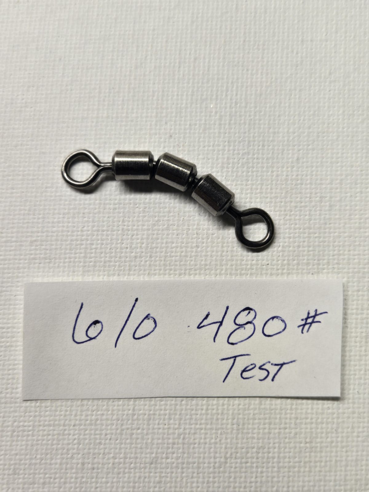 6/0 HD chain swivel, 480# test